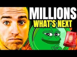 PEPE COIN MILLIONS LIQUIDATED!  WHY I'M STILL BULLISH ON PEPE!