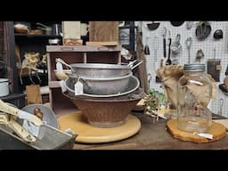 Primitive & Antiques Home Decor Shop Booth Tour