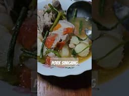 Pork Sinigang #sinigang #porksinigang