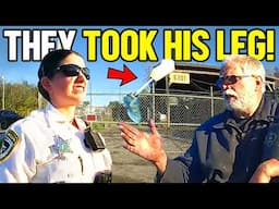 Corrupt Cops Illegally Arrest Disabled Man And Seize His Leg!