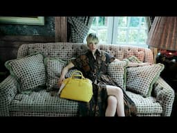 Edie Campbell and Blasón Bag by Norman Jean Roy