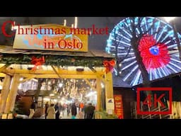 4K OSLO CHRISTMAS MARKET 2024 🇳🇴🎄 #oslo #2024 #christmas #4k