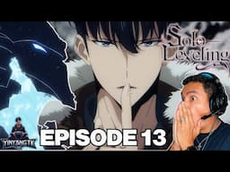 He is Not an E Rank Hunter│Solo Leveling Episode 13 REACTION│Ore Dake Level Up na Ken