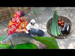 সেরা কয়েকটা রান্নার মধ্যে এটা একটা / ধনেপাতার আমেরিকান রুই, পিঁয়াজকালী দিয়ে বেগুন, কুমড়োর ভর্তা