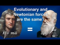 Are Evolutionary Forces Akin to Newtonian Forces?