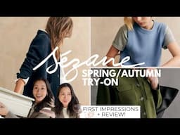 SEZANE AUTUMN / SPRING TRY-ON AND REVIEW | Tomi Knit, Sandy Skirt, Will Knit Jacket, Betty Cardigan