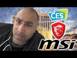 MSI Wants You To Put Your Feet On This - CES 2024