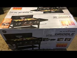 Unboxing And How To Assemble Step By Step The 36” Blackstone Griddle From Walmart