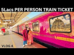 ₹5Lakhs Per Person LUXURIOUS GOLDEN CHARIOT TRAIN Journey | India’s Most Expensive Luxury Train Tour