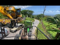 Jake Braking Down Steep Narrow Mountain Roads with a Oversized Load