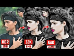 Trending 32K Photo Editing | 64K Quality Face Smooth Photo Editing | High Quality Editing 4K HDR