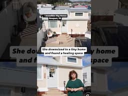 Her Tiny Home proved to be a healing space #shorts