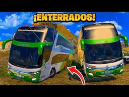 ¡BUS QUEDA ENTERRADO EN PLENA TROCHA! | American Truck Simulator