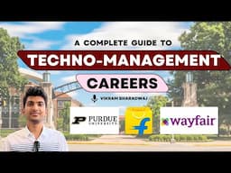 Everything YOU NEED TO KNOW about *Techno-Management Careers* | Complete Guide | Vikram Bharadwaj