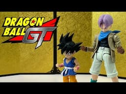 S.H.Figuarts Dragon Ball GT Trunks & Goku Review (Mehhh its alright)