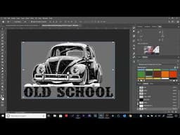 How to Apply a Vintage Texture Effect to Your T Shirt Design in Photoshop