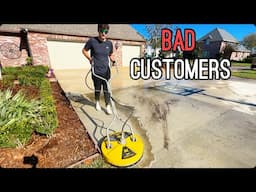 3 Signs Your Customer Is A Loser ($1150 Job Recap) Pressure Washing