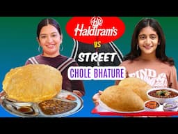 Haldiram's vs Street Chole Bhature | Family Challenge | CookWithNisha