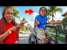 Siah Rides NEW ELECTRIC Bike WITHOUT A Helmet, Learns Lesson