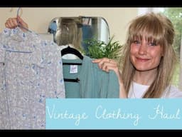 Vintage & Thrift Clothing Haul & Try-On