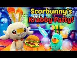 Scorbunny's Krabby Patty! - Pokemon Plush Pals