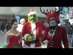 The Grinch and Cindy Lou Who Cosplay at NYCC 2024!