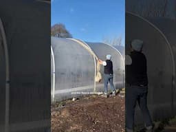 Fleece Scrubber #polytunnel #springcleaning #reuse