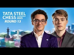 Caruana - Warmerdam | Round 13 | Tata Steel Chess Tournament 2025