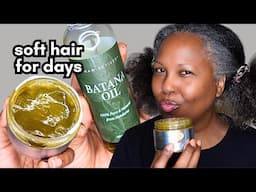 How I Use BATANA OIL for Moisturized Hair | Demo