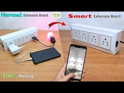 Make any Normal Extension Board to Smart Extension Board | Make a Smart Extension Board at Home