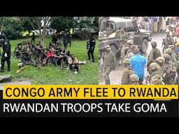 Congo Army Surrender to Rwanda as 1000s of Civilians escape to Rwanda