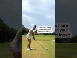 Club face at impact more open than your girlfriend’s legs 💀😂 #golf