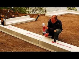 Swedish Warm Foundation for a Small House. Full Construction Process