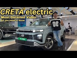 Should you Buy @24 Lakhs? | Hyundai Creta Electric Excellence 51.4KWh | Detailed Walkaround |