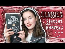 classics student analyses THE SECRET HISTORY by DONNA TARTT