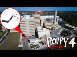 DRONE CATCHES THE PROTOTYPE FROM POPPY PLAYTIME 4 IN REAL LIFE AT THE POPPY PLAYTIME FACTORY!! (OMG)