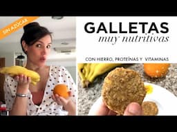 Galletas para niños que no comen con hierro, proteínas y vitaminas - Desayuno o merienda - 15 min