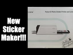 Liene PixCut S1 Photo Sticker Printer & Die Cutting Machine Unboxing, Set up, Print, and Cut a PDF