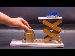 Science Projects | Scissor Lift Working Model