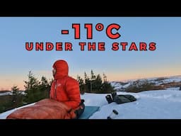 ⚠️🥶⚠️ FREEZING WINTER KIT TEST - PHDesigns Down Sleeping Bag - Solo Backpacking Wild Camping UK #ad