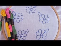 Small flower embroidery design/easy and beautiful embroidery