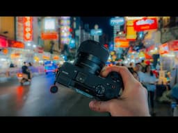 Sony A6700 POV Night City Street Photography! [Bangkok]