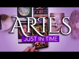 ARIES TAROT READING | "ENTERING YOUR GOLDEN ERA! IT'S DELICIOUS ARIES!" JUST IN TIME