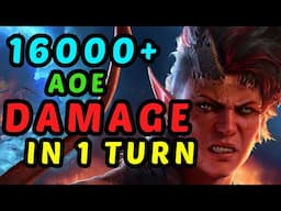 The HIGHEST POSSIBLE DAMAGE - 1 turn, 16000+ AOE Damage Without Exploits - BG3 Build Guide