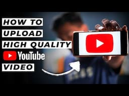 HOW TO UPLOAD HIGH QUALITY YOUTUBE VIDEO. #shorts #stayhome #whitewolfmedia