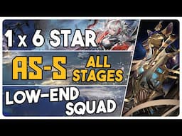 AS-S-1 to 4 + Challenge Mode | Low End Squad |【Arknights - アークナイツ】