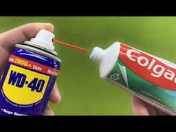 Mix WD 40 with Toothpaste! You Will Be Amazed With The Results