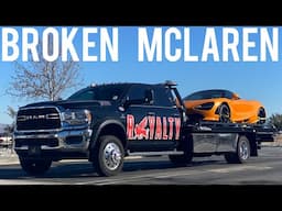 Rescuing A BROKEN MCLAREN 720S With the Royalty Exotic Cars Tow Truck | Towing Exotic Cars