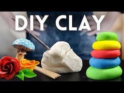 How To Make Clay At Home｜DIY Air Dry Clay