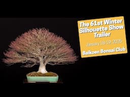 Trailer: The 61st Baikoen Bonsai Club Winter Silhouette Show  -  January 18-19, 2025 LA Arboretum